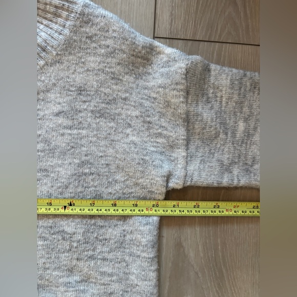 Dex long sleeve stretch wool dress with side knit details. Size M. - Picture 5 of 7